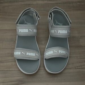 Puma Light Gray Sandals